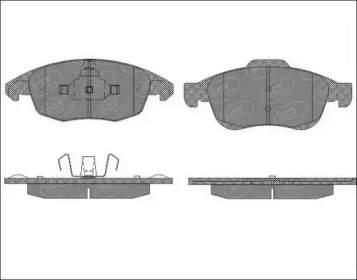 Комплект тормозных колодок (SCT Germany: SP 497 PR)