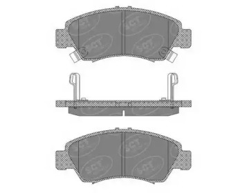 Комплект тормозных колодок (SCT Germany: SP 600 PR)