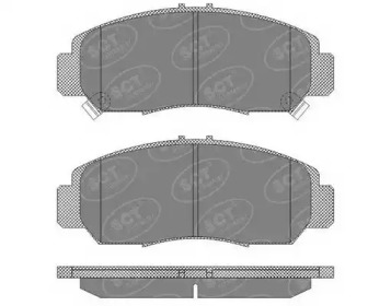 Комплект тормозных колодок (SCT Germany: SP 628 PR)