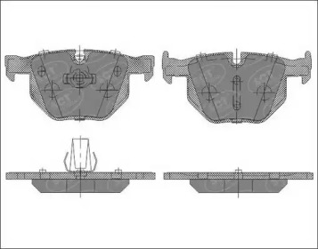 Комплект тормозных колодок (SCT Germany: SP 637 PR)