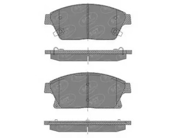 Комплект тормозных колодок (SCT Germany: SP 638 PR)