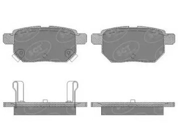 Комплект тормозных колодок (SCT Germany: SP 659 PR)