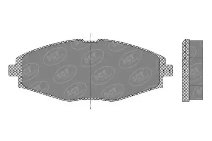 Комплект тормозных колодок (SCT Germany: SP 666 PR)