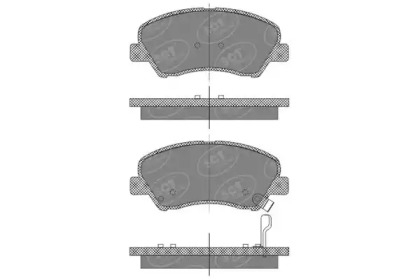 Комплект тормозных колодок (SCT Germany: SP 667 PR)