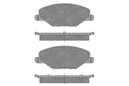 Комплект тормозных колодок (SCT Germany: SP 668 PR)