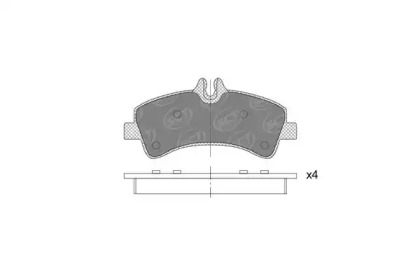 Комплект тормозных колодок (SCT Germany: SP 745 PR)