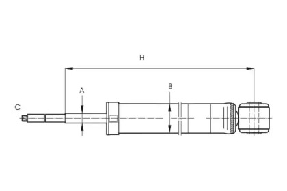 Амортизатор (SCT Germany: Z 1086G)