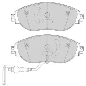 Комплект тормозных колодок (NECTO: FD7557A)