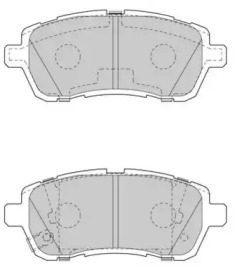 Комплект тормозных колодок (NECTO: FD7563A)