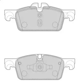 Комплект тормозных колодок (NECTO: FD7555A)