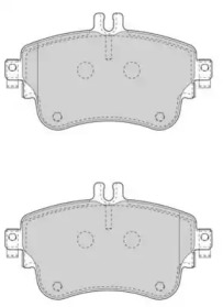 Комплект тормозных колодок (NECTO: FD7560A)