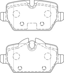 Комплект тормозных колодок (NECTO: FD7529A)