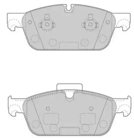 Комплект тормозных колодок (NECTO: FD7628A)