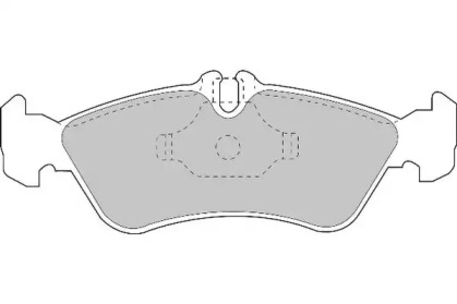 Комплект тормозных колодок (NECTO: FD6678V)