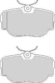 Комплект тормозных колодок (NECTO: FD6628A)