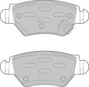 Комплект тормозных колодок (NECTO: FD6789A)