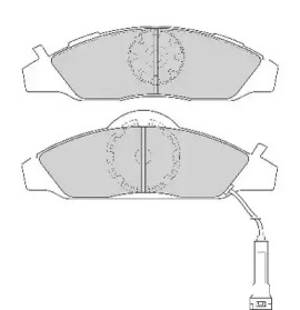 Комплект тормозных колодок (NECTO: FD6792A)