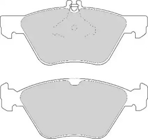 Комплект тормозных колодок (NECTO: FD6757A)