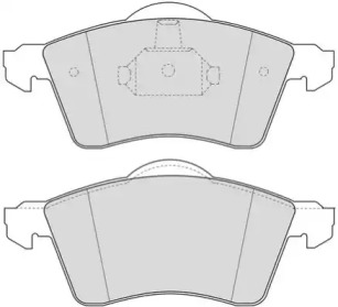 Комплект тормозных колодок (NECTO: FD6759V)