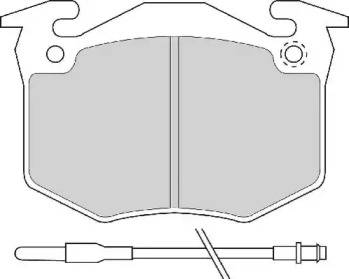 Комплект тормозных колодок (NECTO: FD620A)