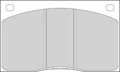 Комплект тормозных колодок (NECTO: FD210A)