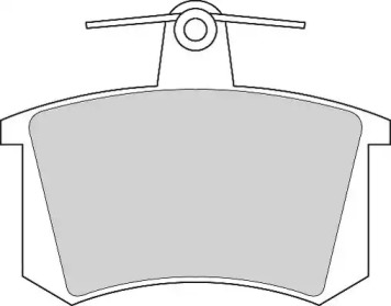 Комплект тормозных колодок (NECTO: FD262A)