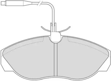 Комплект тормозных колодок (NECTO: FD6521V)