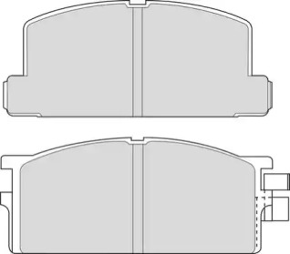 Комплект тормозных колодок (NECTO: FD6530V)