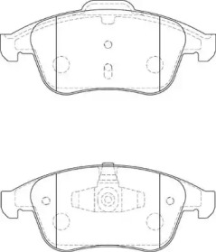 Комплект тормозных колодок (NECTO: FD7355A)