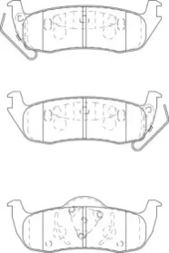 Комплект тормозных колодок (NECTO: FD7359A)