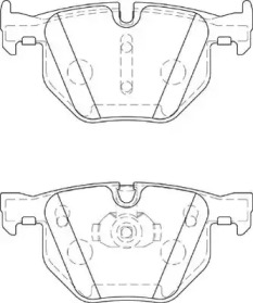 Комплект тормозных колодок (NECTO: FD7354A)