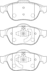 Комплект тормозных колодок (NECTO: FD7228A)