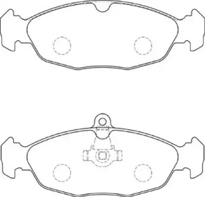 Комплект тормозных колодок (NECTO: FD7253A)