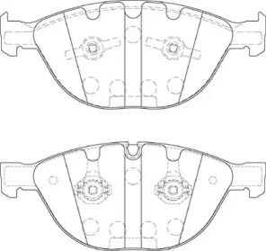 Комплект тормозных колодок (NECTO: FD7240A)