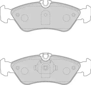 Комплект тормозных колодок (NECTO: FD7233V)