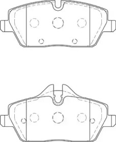 Комплект тормозных колодок (NECTO: FD7314A)