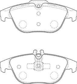 Комплект тормозных колодок (NECTO: FD7303A)