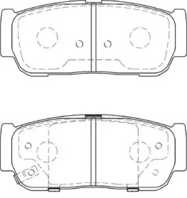 Комплект тормозных колодок (NECTO: FD7320A)