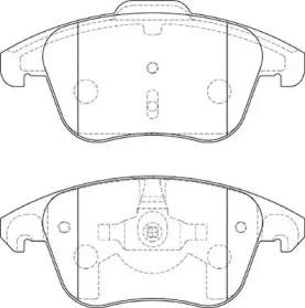 Комплект тормозных колодок (NECTO: FD7297A)