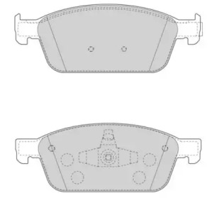 Комплект тормозных колодок (NECTO: FD7575A)