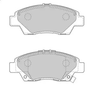 Комплект тормозных колодок (NECTO: FD7543A)