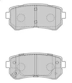 Комплект тормозных колодок (NECTO: FD7547A)