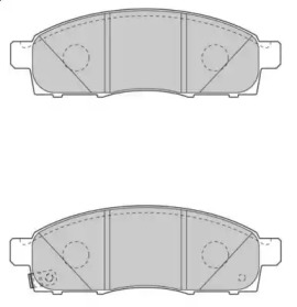 Комплект тормозных колодок (NECTO: FD7553V)