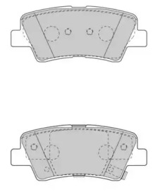 Комплект тормозных колодок (NECTO: FD7531A)