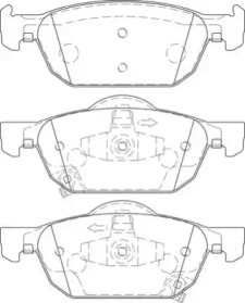 Комплект тормозных колодок (NECTO: FD7459A)