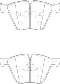 Комплект тормозных колодок (NECTO: FD7451A)