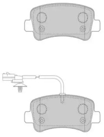 Комплект тормозных колодок (NECTO: FD7509V)