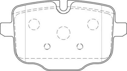 Комплект тормозных колодок (NECTO: FD7527A)