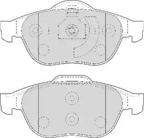 Комплект тормозных колодок (NECTO: FD6990A)