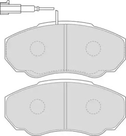 Комплект тормозных колодок (NECTO: FD6895V)